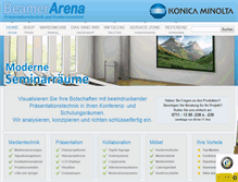 Tablet Screenshot of beamerarena.de